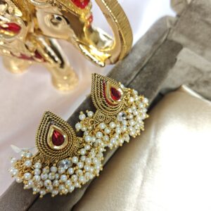pearl antique earrings
